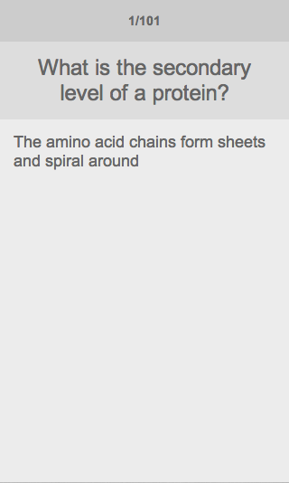 Flashcard example