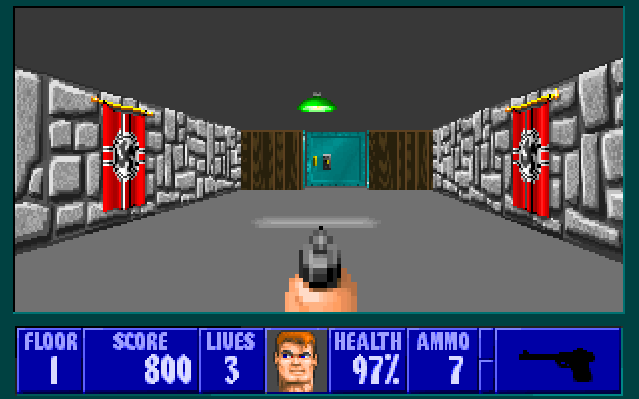 Wolf3D Gameplay on DOSBox